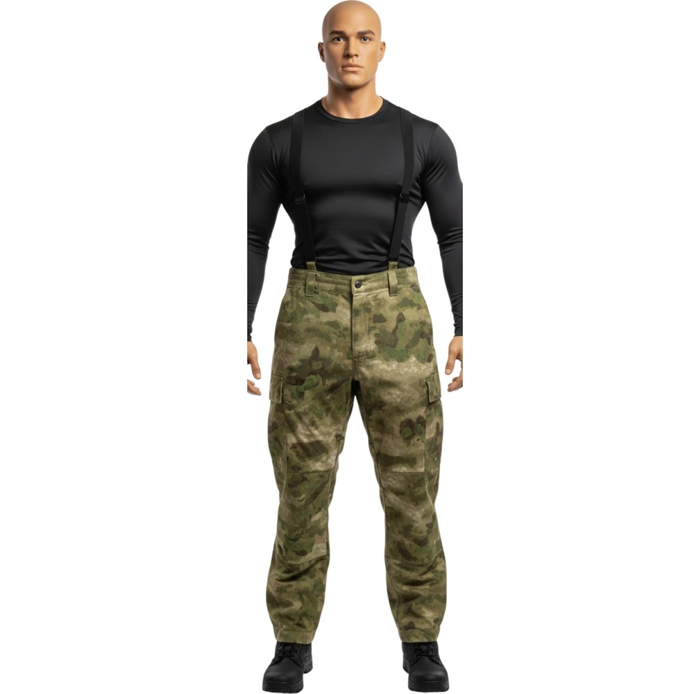 OTTE Gear Alpine Trouser Pants Mens 3XL A-TACS FG Camo Softshell Suspenders NWT